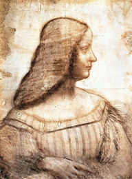 Isabella portrayed by Leonardo da Vinci